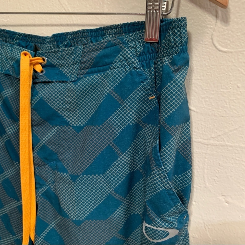 Oakley board shorts men's small drawstring swim beach blue - Picture 4 of 10